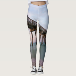 Glatte Wasser am Pier von Panama City Beach Leggin Leggings