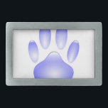 Glatteig Druck Rechteckige Gürtelschnalle<br><div class="desc">Ein glänzender,  transparenter Hundepaw aus Glas. Gurtschnallen nach Maß. Alle digitalen Bild,  das die Textur von Glas reproduziert.</div>