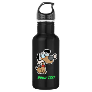 Glatter Cartoon-Hund Trinkflasche