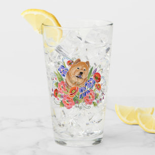 GLATTER Chow-Chow 16 Unze Glasentwurf Front u. Glas