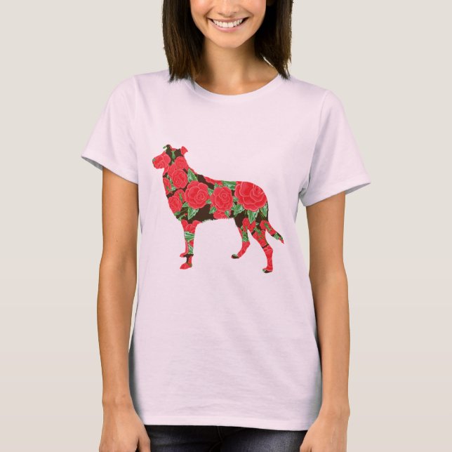 Glatter Collie T-Shirt (Vorderseite)