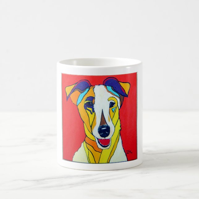 Glätter-Fox-Terrier Kaffeetasse (Mittel)