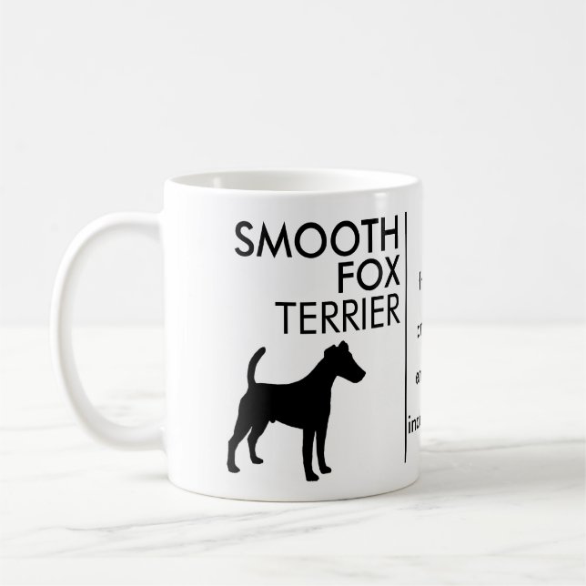 Glatter Foxterrier, Hundezucht Kaffeetasse (Links)