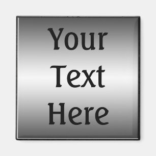 Glatter Metallplattenblick-Magnet Magnet