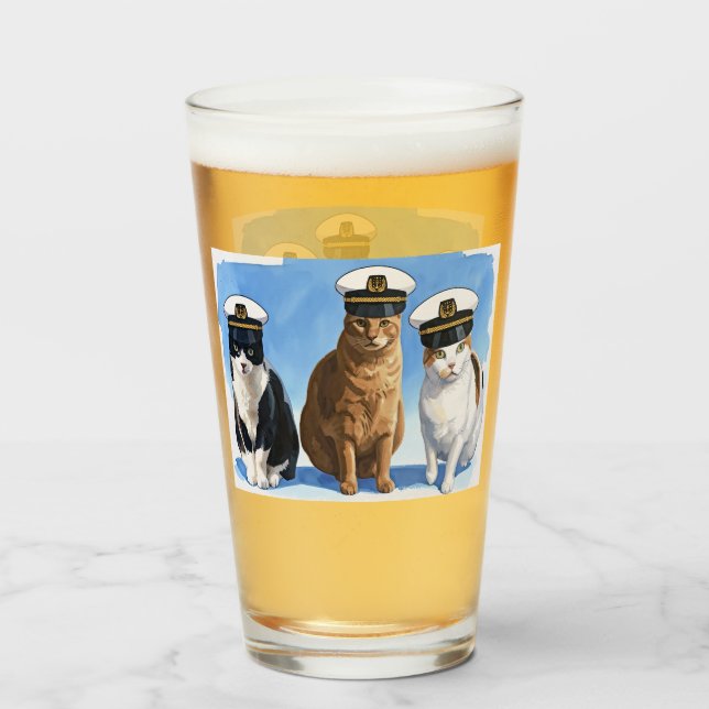 Glatter Pfoten Segeln Glas (Vorne (Gefüllt))