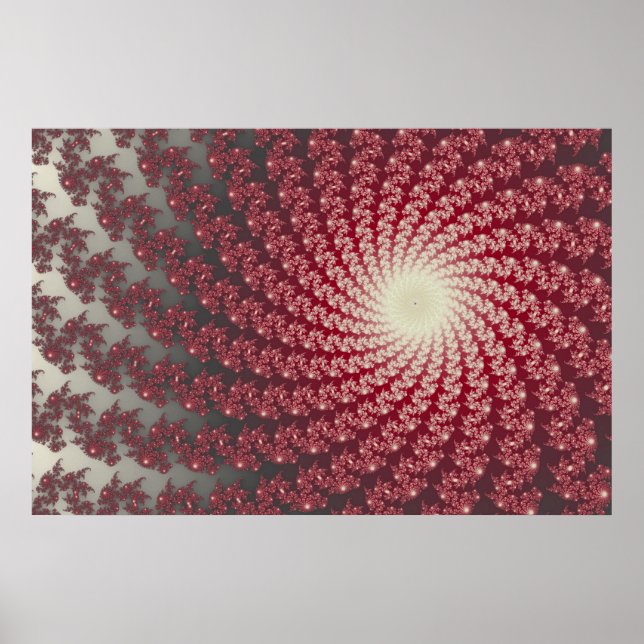 Glatter roter Strudel2 Poster (Vorne)
