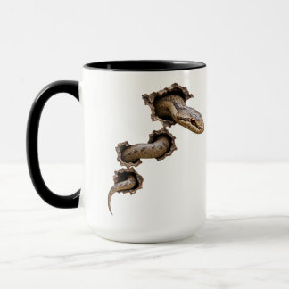 Glatter Schlangenfelsen-Wald-Wildnis Tasse