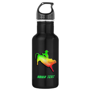 Glatter Stier-Reiter Trinkflasche