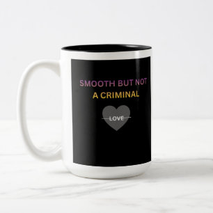 Glatter Typ, aber kein krimineller Zweiton-Kaffeeb Zweifarbige Tasse