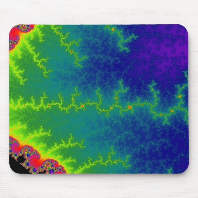 Glatter Zickzack-Mauspad Mousepad (Vorne)