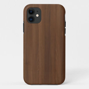 Glattes Chocholate Holz-Korn iPhone 11 Hülle