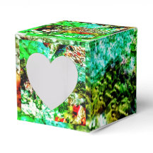 Glattes gelbes abstraktes Favor-Box, beruhigendes
