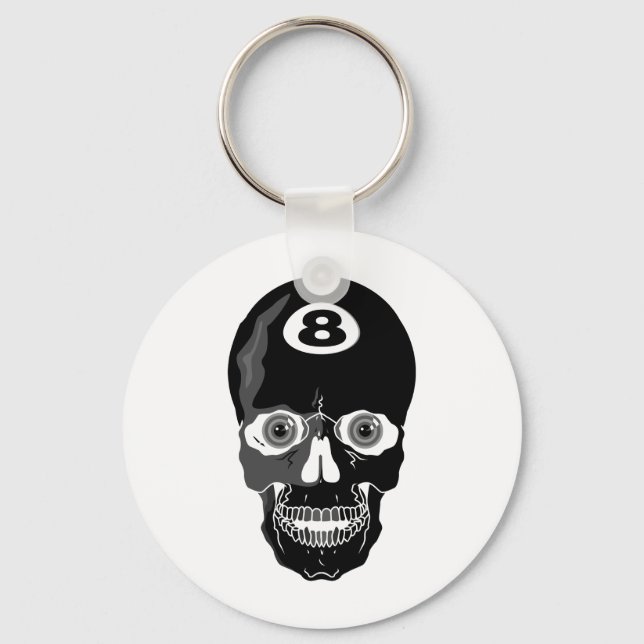 glattes Glück Schlüsselanhänger (Vorderseite)