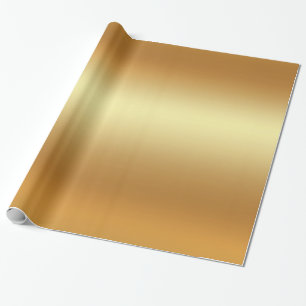 Glattes Imitat-Goldeleganter moderner goldener Geschenkpapier