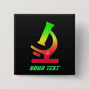 Glattes Mikroskop Button