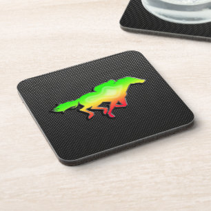 Glattes Pferderennen Untersetzer