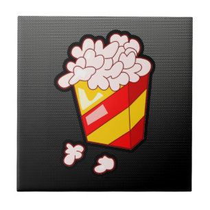 Glattes Popcorn Fliese