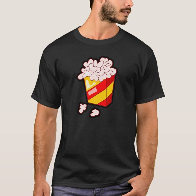 Glattes Popcorn T-Shirt (Vorderseite)
