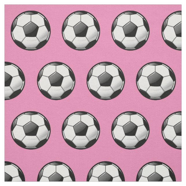 Glattes rundes Fußball-Rosa Stoff (Muster)