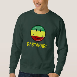 Glattes rundes glückliches Rasta Flaggen-Shirt Sweatshirt