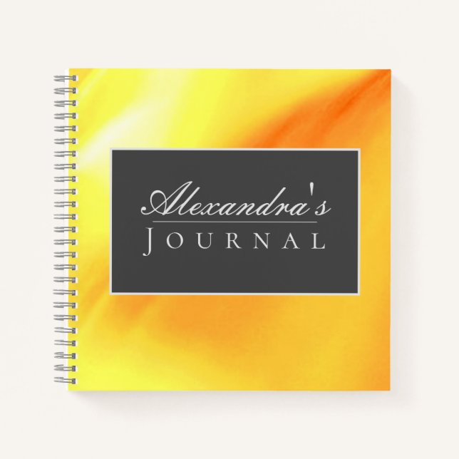 Glattfarben-Spiral-Notebook Notizbuch (Vorderseite)