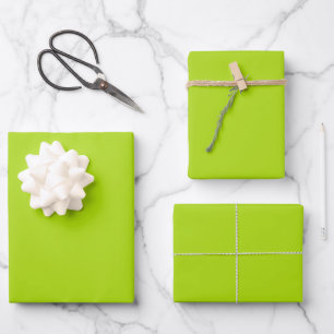 Glattleder-Set von 3 Geschenkpapier Set
