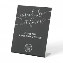 Glattmaske-Station minimal modern mit Logo-Sicherh