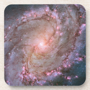 Glattspirale Galaxy Messier 83. Getränkeuntersetzer