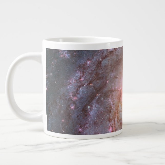 Glattspirale Galaxy Messier 83. Jumbo-Tasse (Links)