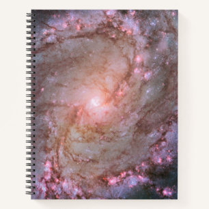 Glattspirale Galaxy Messier 83. Notizbuch