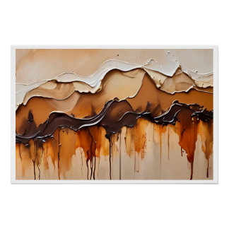 Glatze und Fuzzy Poster