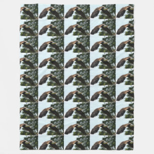 Glatzenadler Ehrentruppen USA Patriotische Kunst Fleecedecke