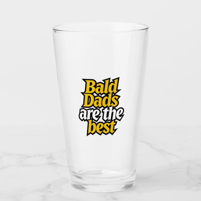 Glatzenväter sind die besten glas (Vorderseite)