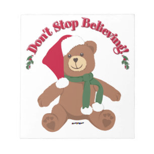 Glaub weiter! Weihnachtsbär Notizblock