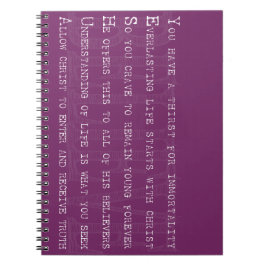 Glaub Yeshua. Christlich Notizblock