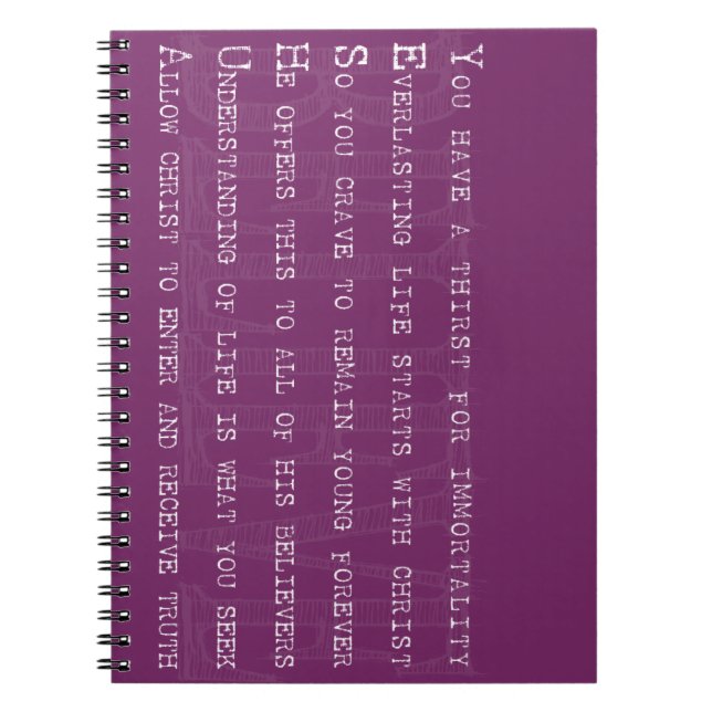 Glaub Yeshua. Christlich Notizblock (Vorderseite)