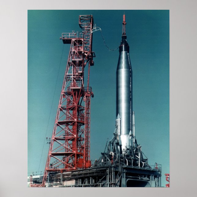 Glaube 7 (Merkur Atlas 9) Raumfahrzeuge Poster (Vorne)