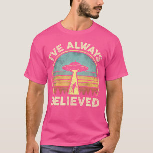 Glaube Alien Lustig Ufo Jäger Entführung Außerirdi T-Shirt