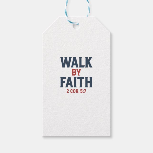 Glaube als Wegbegleiter  Geschenkanhänger (Vorderseite)