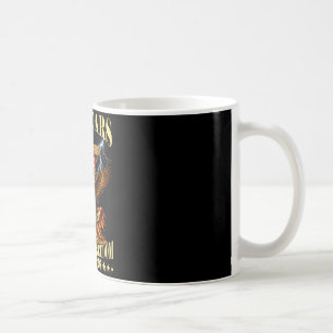 Glaube & Freiheit amerikanische Flagge Adler 2 Kaffeetasse
