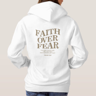 Glaube an Angst, Christliches Zitat, Bibelabschlag Hoodie