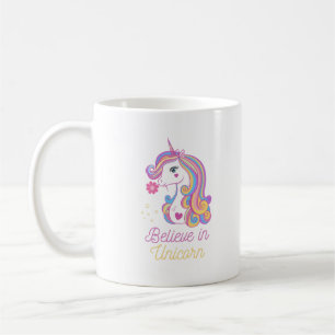 Glaube an das Zauber-Einhorn Kaffeetasse