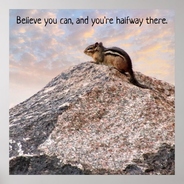 Glaube an dein eigenes Poster (Vorne)