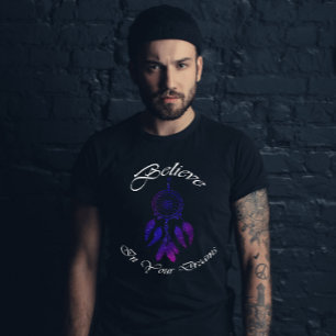 Glaube an deine Träume Boho Motivationsspruch T-Shirt