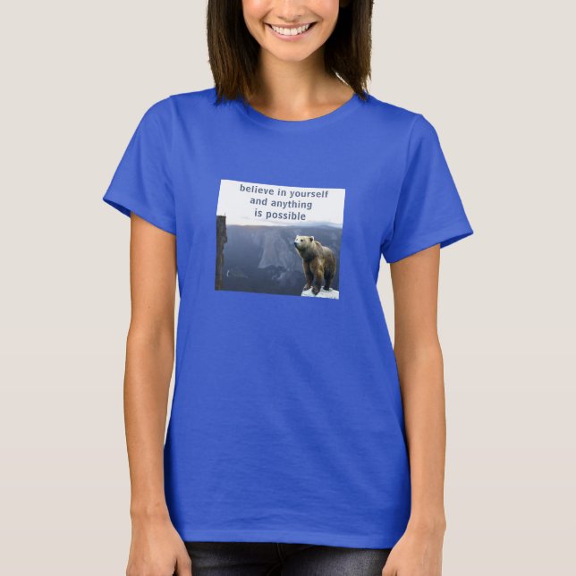 Glaube an deinen (dunklen) T - Shirt (Vorderseite)