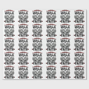 Glaube an den Glauben Vintage-Christen-T-Shirt-Des Geschenkpapier