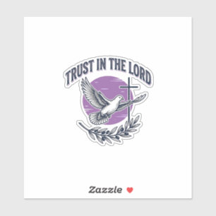 Glaube an den Herrn Taube Christliches T-Shirt-Des Aufkleber