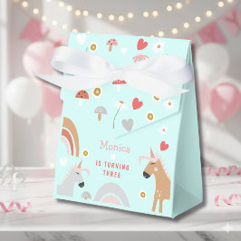 Glaube an den magischen Einhorn-Kindergeburtstag Geschenkschachtel