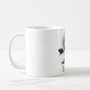 Glaube an den Schlitten Weihnachtsbecher Kaffeetasse