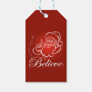 Glaube an den Weihnachtsmann - ein frohes Weihnach Geschenkanhänger